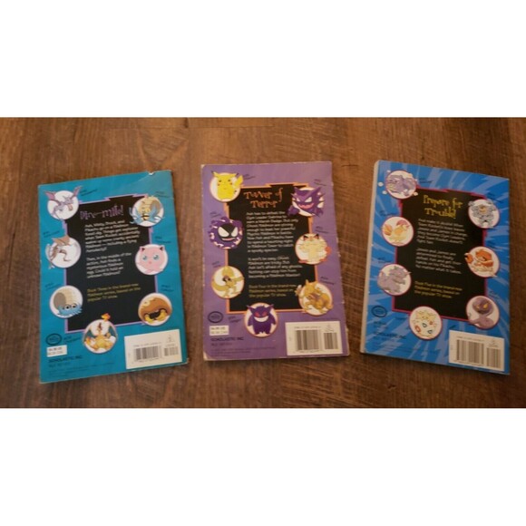 Lot of 3 Pokemon teen reader books #3,4 & 5 Scholastic - Picture 3 of 4